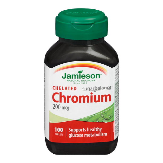 An image of CHROMIUM CHELATE TB 200MCG 100 JAM by Towngate Pharmacy