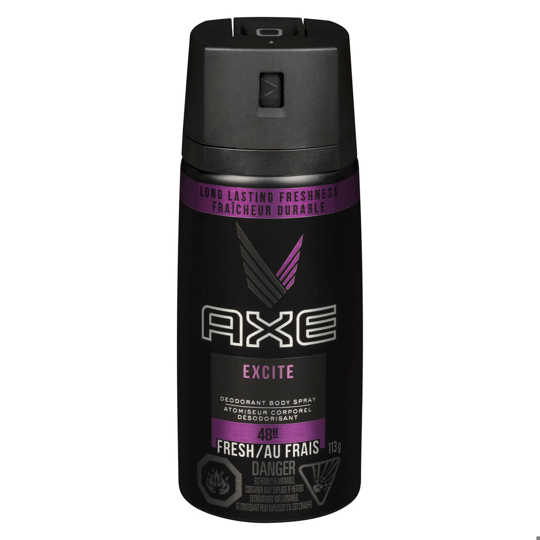 An image of AXE SPRAY EXCITE 113G by Towngate Pharmacy