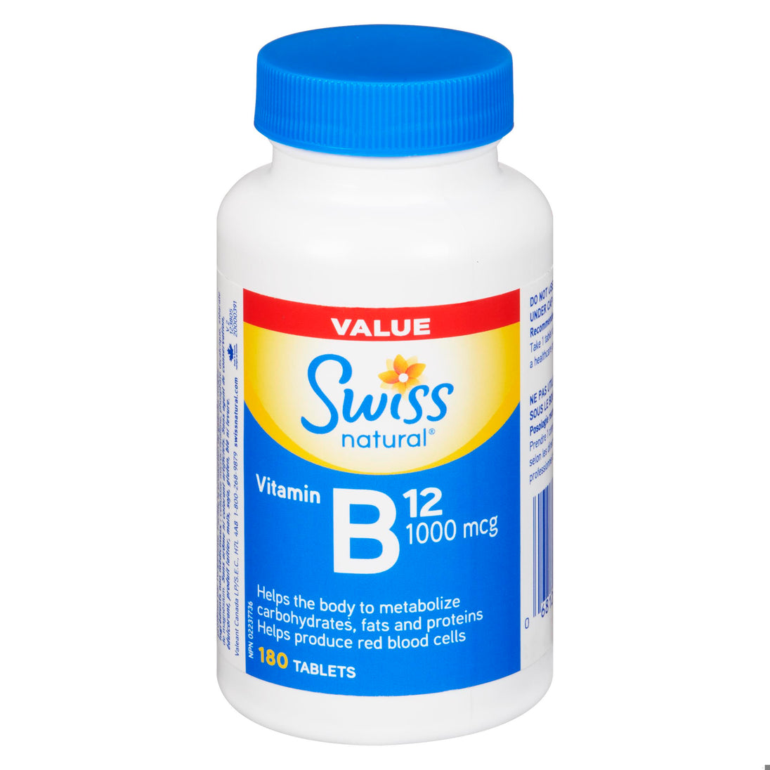 An image of VITAMIN B12 TB 1000MCG 180 by Towngate Pharmacy
