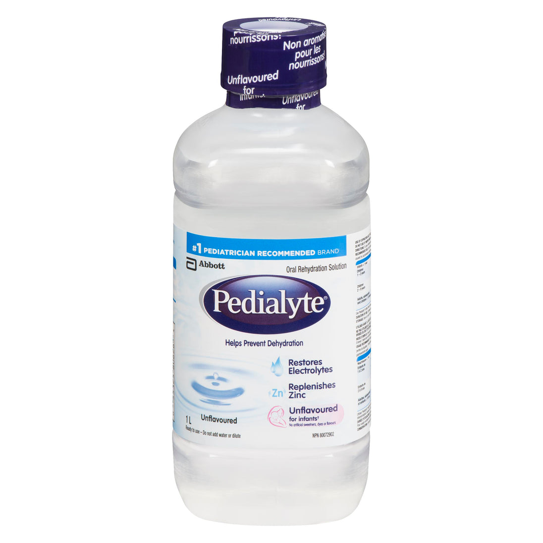 An image of PEDIALYTE UNFLAVORED 1000ML by Towngate Pharmacy