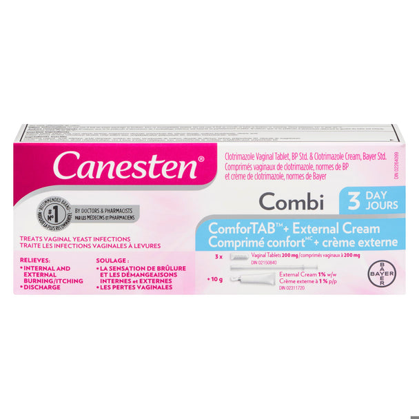 An image of CANESTEN COMBIPACK TREATMENT 3DAYS by Towngate Pharmacy