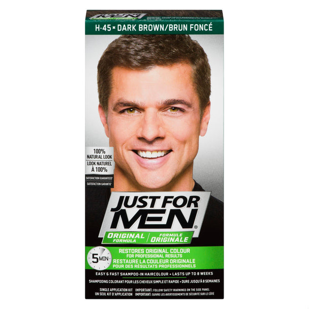 An image of JUST FOR MEN SHP DARK BROWN #45 by Towngate Pharmacy
