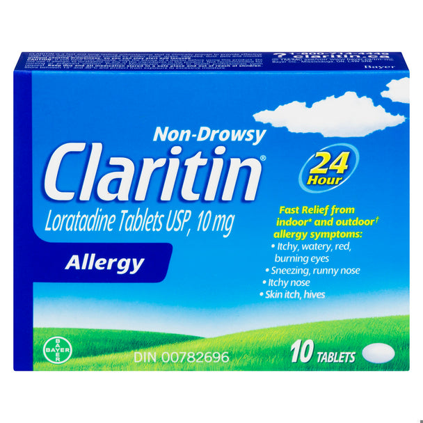 An image of CLARITIN TB 10MG 10 by Towngate Pharmacy